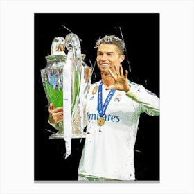 Cristiano Ronaldo Real Madrid 16 Canvas Print