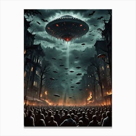 Alien Invasion 3 Canvas Print