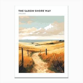 The Saxon Shore Way England 1 Hiking Trail Landscape Poster Canvas Print