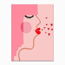 Kisses For You Canvas Print