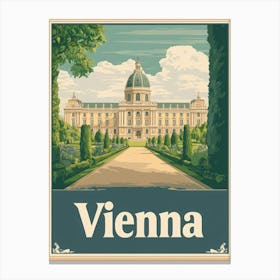 Aihrgdesign A Classic 1960s Travel Poster For Vienna Showcasi 98d95e41 6662 46bd 85c6 43ddedda8dfb 3 Canvas Print