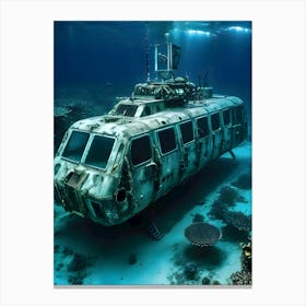 USO: A Very Very Strange Sea-Reimagined 61 Canvas Print