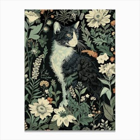 Cat In The Garden 7 Canvas Print