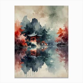 Chinese Pagoda 30 Canvas Print