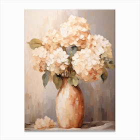 Hydrangea Flower Still Life Painting 3 Dreamy Canvas Print