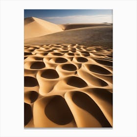 Sand Dunes In The Desert Canvas Print