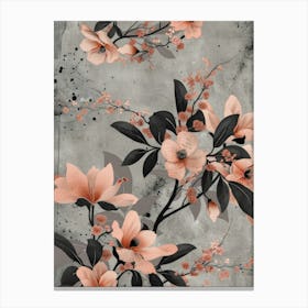Asian Flowers 1 Canvas Print