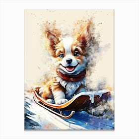 cute dog Canvas Print