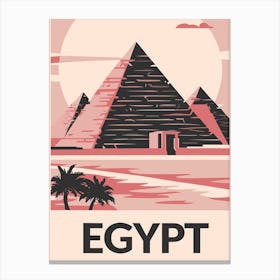 Egypt Travel Poster Canvas Print
