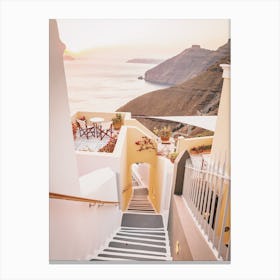 Steps To Beach Canvas Print