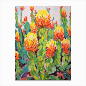 Cactus Painting Bishops 2 Canvas Print
