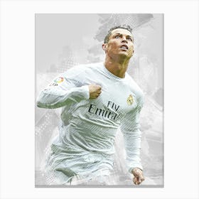 Cristiano Ronaldo Big Boss Real Madrid Canvas Print