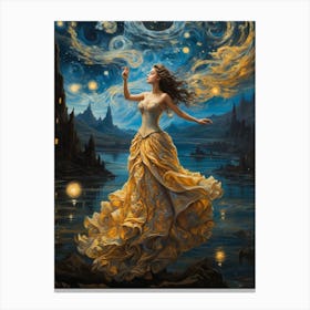 Dreaming Of The Starry Sky Canvas Print