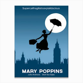 Mary Poppins Film Canvas Print