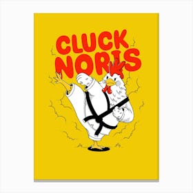 Cluck Noris Canvas Print