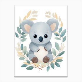 Baby Animal Illustration  Koala 2 Canvas Print