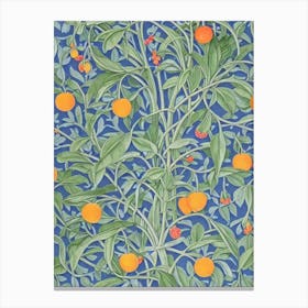 Kumquat Vintage Botanical Fruit Canvas Print