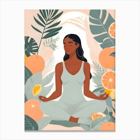 Citrus Meditation Canvas Print