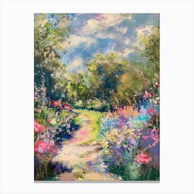  Floral Garden Enchanted Meadow 4 Canvas Print