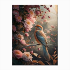 Bird In The Garden 1 Canvas Print