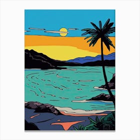 Minimal Design Style Of Seychelles 5 Canvas Print