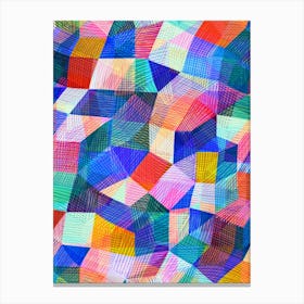 Chroma Abstract - Blue Canvas Print