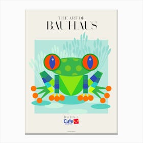 BAUHAUS FOR KIDS | FROGGIE Canvas Print