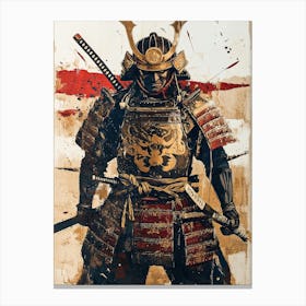 Samurai Warrior Canvas Print