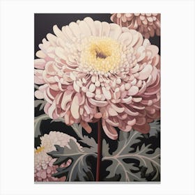 Flower Illustration Chrysanthemum 1 Canvas Print
