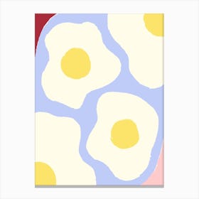 Daisies Or Eggs Canvas Print