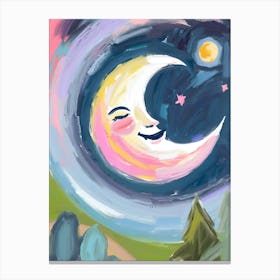 Lieber Mond 1 Canvas Print