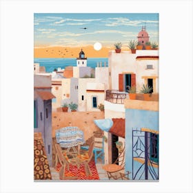 Essaouira Morocco 3 Illustration Canvas Print
