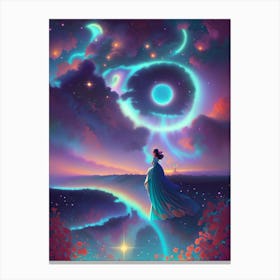 Look in The Sky Canvas Print