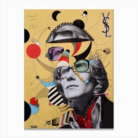 Deconstructed Ysl Canvas Print