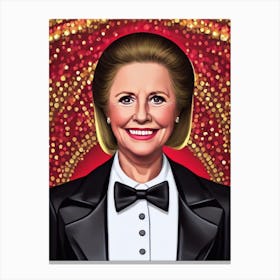 Patty Duke Illustration Movies Canvas Print