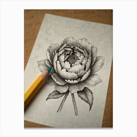 Peony Canvas Print