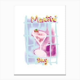 Martini Day Canvas Print