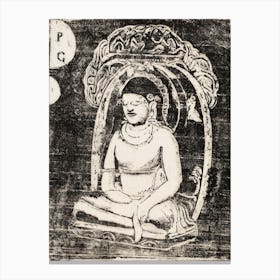 Buddha, From The Suite Of Late Wood Block Prints, Paul Gauguin Canvas Print