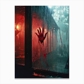 Bloody Hand Canvas Print