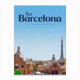 Barcelona Canvas Print