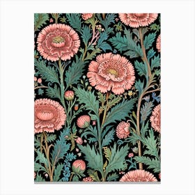 William Morris Carnations Canvas Print