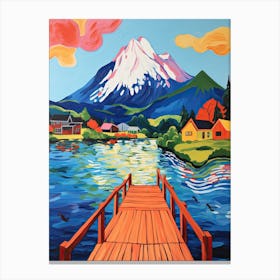 Lake View Mountain 0 Canvas Print