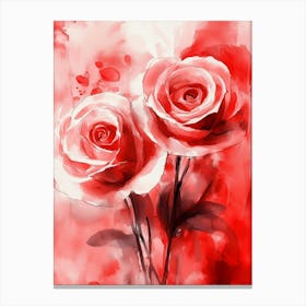 Red Roses Canvas Print