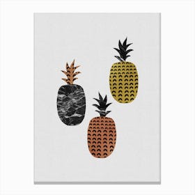 Scandi Pineapples Canvas Print