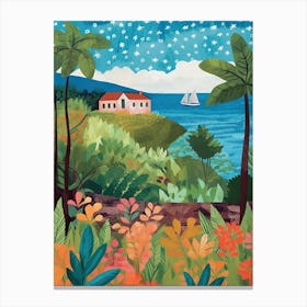 Tropical Villa House 4 Canvas Print