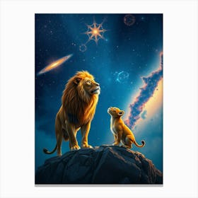 Lion King 3 Canvas Print