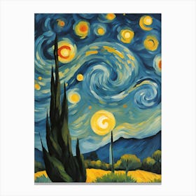 Starry Night 27 Canvas Print