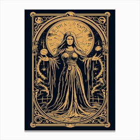 Goddess Of The Sun Canvas Print