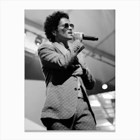 Bruno Mars Music Canvas Print