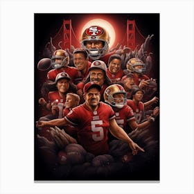 San Francisco 49ers 2024 Print 01 Canvas Print